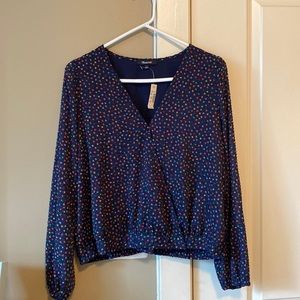 NWT Madewell Top/Blouse Size Large